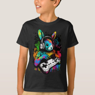 Day Boys Gamer Shirt Video Game Controller Bunny 1