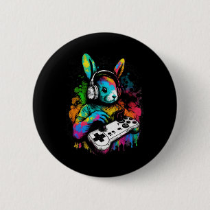 Day Boys Gamer Shirt Video Game Controller Bunny 1 Button