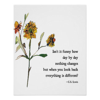 Day by Day CS Lewis Poster