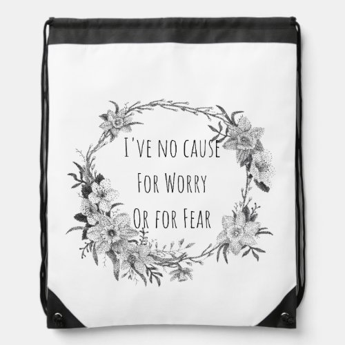 Day By Day Drawstring Bag