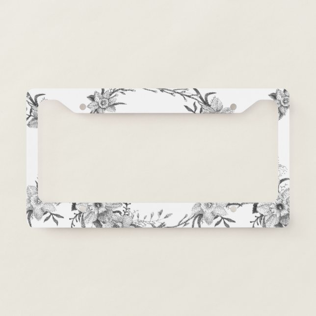 Day By Day License Plate Frame (Front)