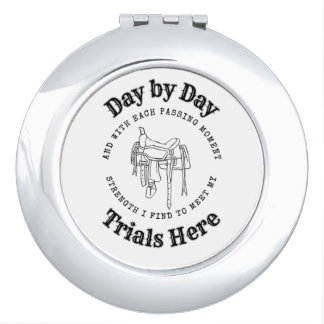 Day by Day Saddle Design Compact Mirror