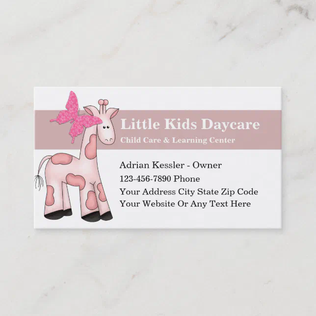 Day Care Business Cards | Zazzle