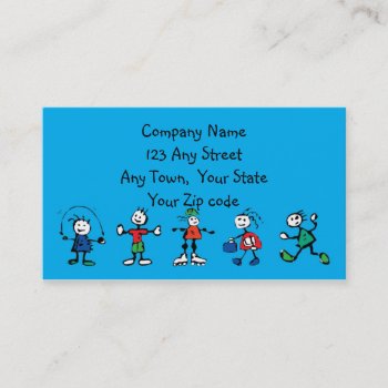 Day Care Child Care  Teacher Or  Babysitting Business Card by dbvisualarts at Zazzle