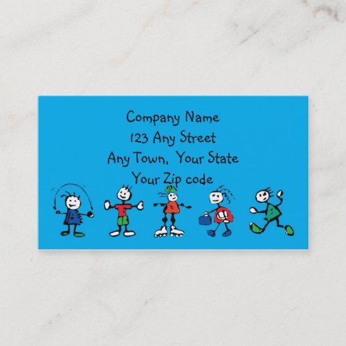 day carechild care teacher or  babysitting business card