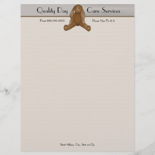 Day Care Professional Business Letterhead