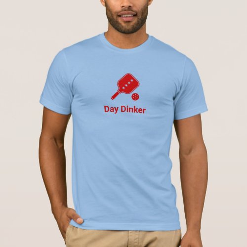 Day Dinker _ Chicago flag pickleball t_shirt