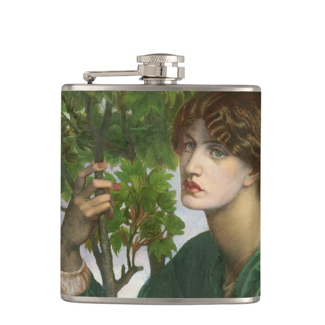 Day Dream, 1880 Flask (Front)