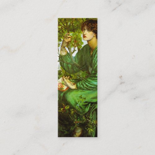 Day Dream Bookmark by Dante Gabriel Rossetti Business Card