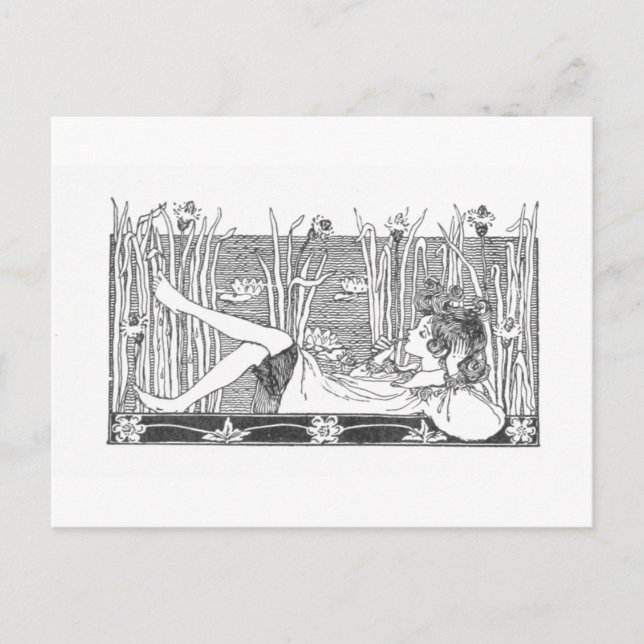 Day Dreamer - Vintage Image Postcard (Front)