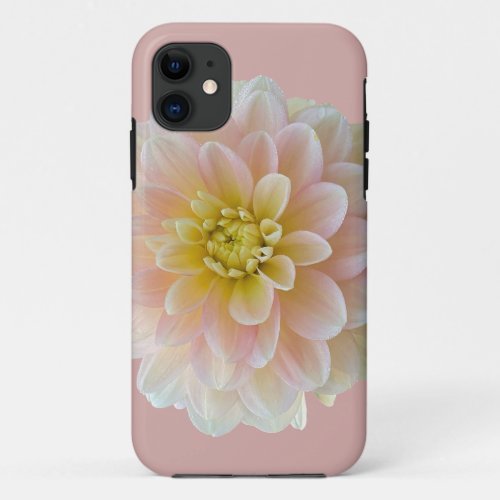 Day Dreamer Waterlily Dahlia  iPhone 11 Case