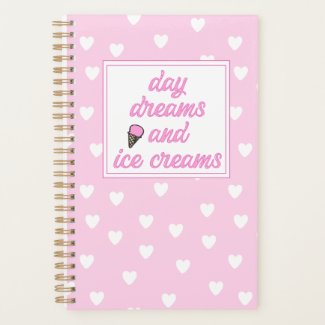 Day Dreams and Ice Creams - Cute Pink Hearts