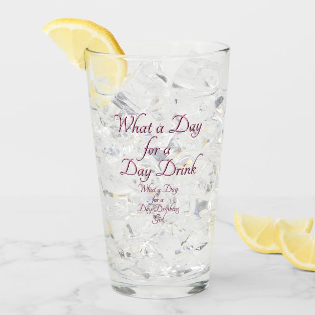 Day Drink - For Her! by Jeff Willis Art Glass (Front Ice)