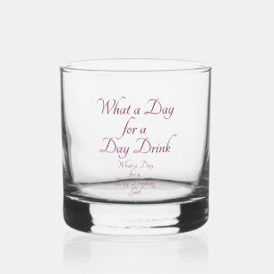 DAY DRINK - FOR HER! by Jeff Willis Art Whiskey Glass