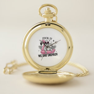 Day drinkin Sloth Pocket Watch