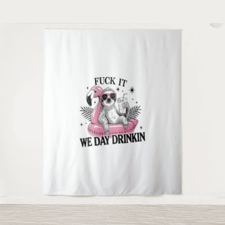 Day drinkin Sloth Tapestry