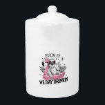 Day drinkin Sloth Teapot<br><div class="desc">Day drinkin Sloth</div>