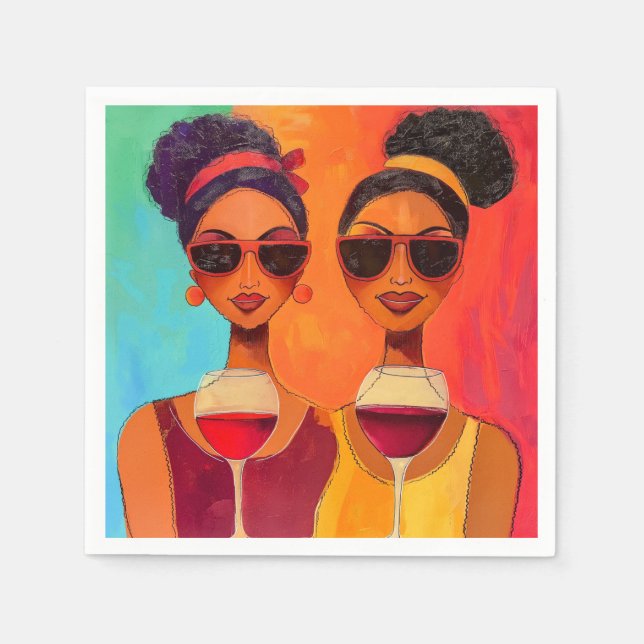 Day Drinking Napkins by KAB  (Front)