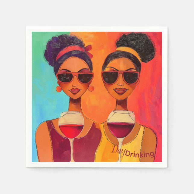 Day Drinking Napkins by KAB (Front)