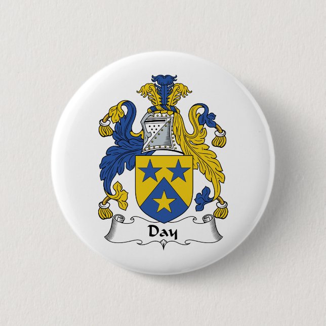 Day Family Crest Button (Front)