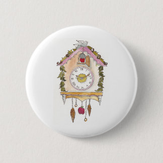 Day Fifty two - Cuckoo Clock Pinback Button