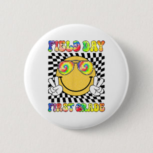 Day First Grade Student Teacher Last Day Of School Button