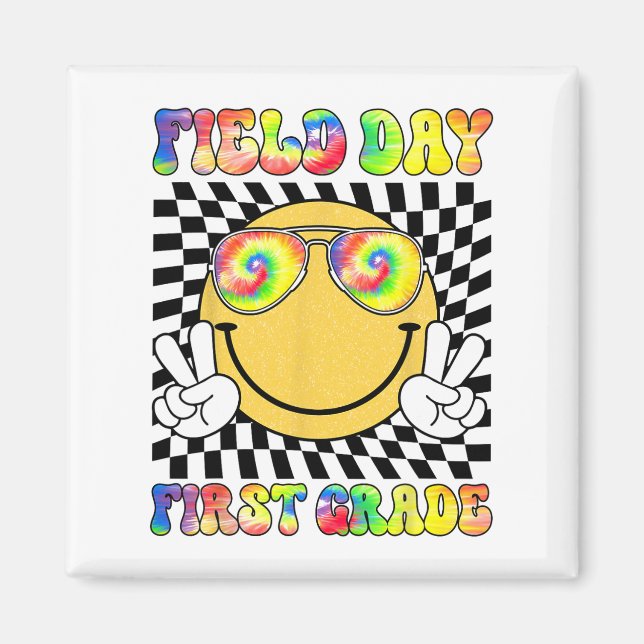 Day First Grade Student Teacher Last Day Of School Magnet (Front)