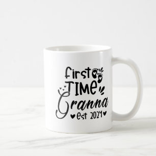 Day First Time Granna Est 2024 Coffee Mug