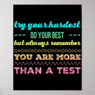 Day For Students Do Your Best 2 Poster