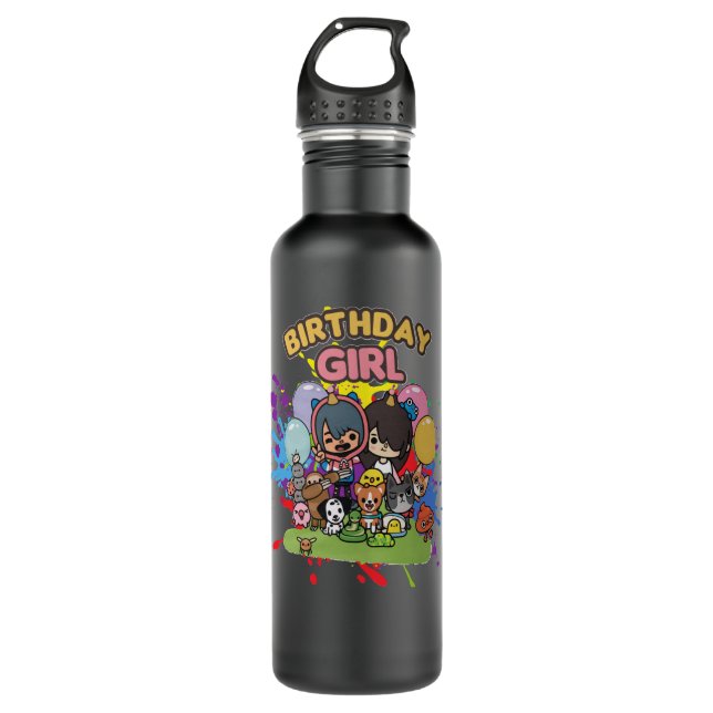 Day Gift An App Development Toca Boca Studio Cute  Stainless Steel Water Bottle (Front)