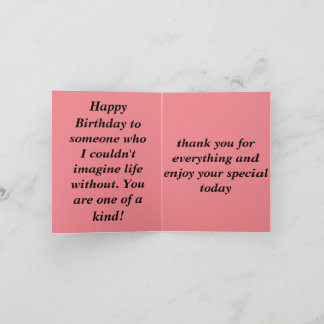 day gift card, pink card