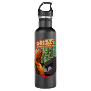 Day Gift For Grizzy And Lemmings Funny Kids Gifts Stainless Steel Water Bottle