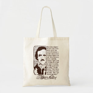 Day Gift for Poet Edgar Critic Allan Poe Gifts Mus Tote Bag