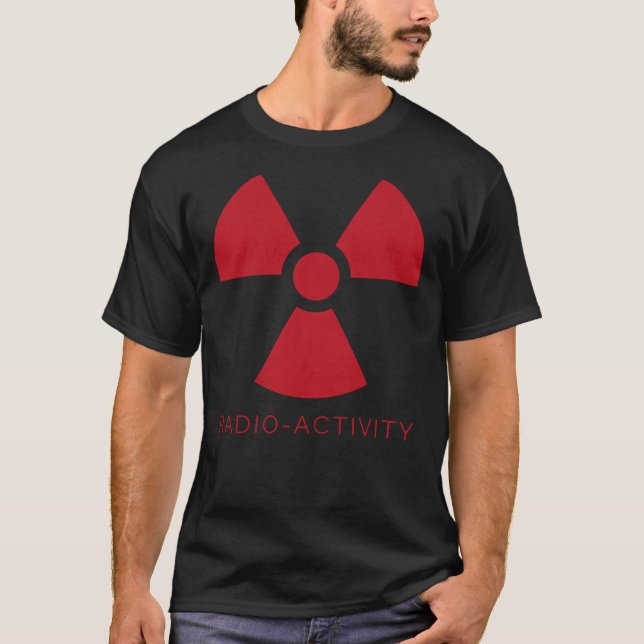 Day Gift Kraftwerk Radioactivity Retro Fan Art Des T-Shirt (Front)