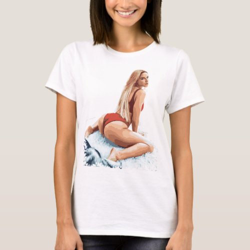 Day Gift Mens Funny Abella Danger Poster Mia Khali T_Shirt