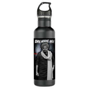 Day Gift Sidhu Punjabi Cinema Moose Wala Funny Fan Stainless Steel Water Bottle