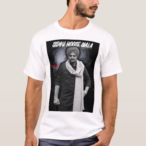 Day Gift Sidhu Punjabi Cinema Moose Wala Funny Fan T_Shirt