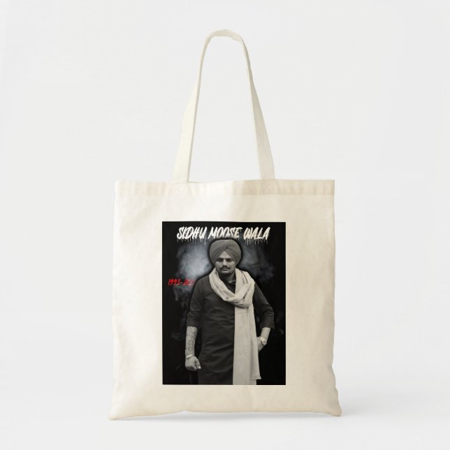 Day Gift Sidhu Punjabi Cinema Moose Wala Funny Fan Tote Bag (Front)