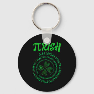 Day graphic irish funny st. patrick's day math keychain