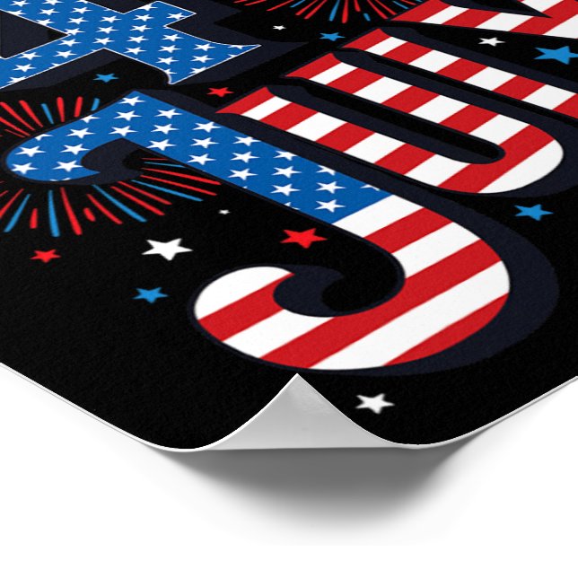 Day Happy 4th Of July  Poster