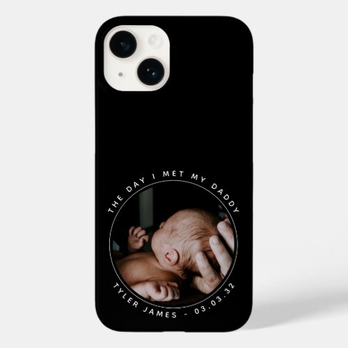 Day I Met My Daddy First Christmas Fathers Day  Case_Mate iPhone 14 Case