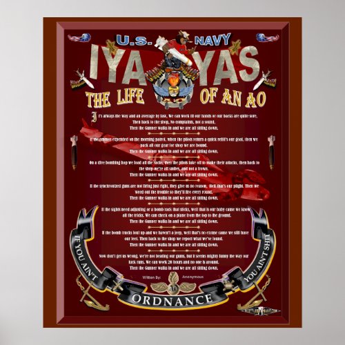 DAY IN LIFE OF AO WALL POSTER 20x24