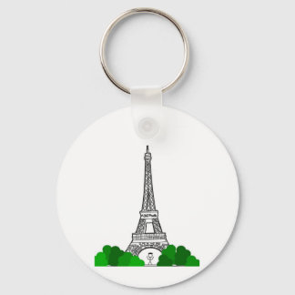 Day In Paris Keychain