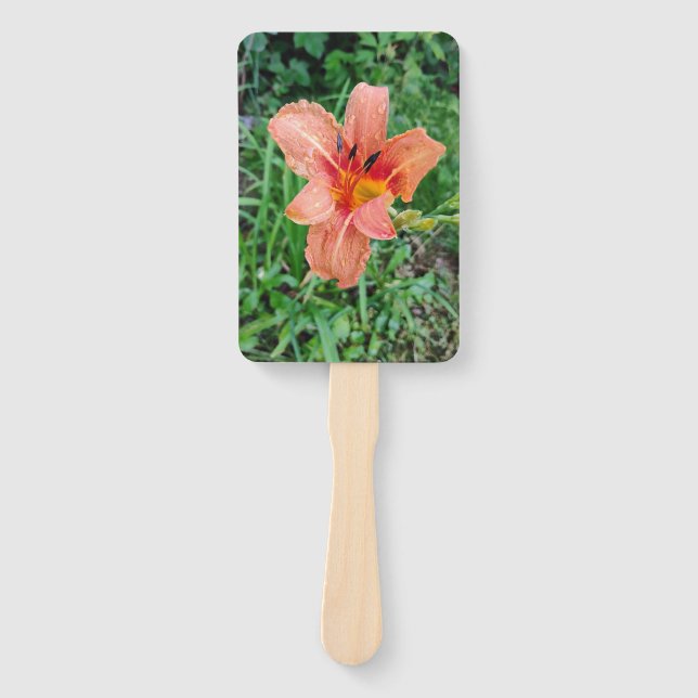 Day Lilly  Hand Fan (Front)