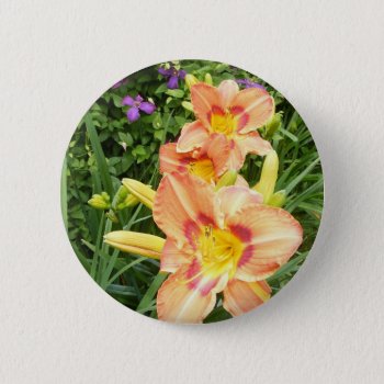 Day Lily 18 ~ Button by Andy2302 at Zazzle
