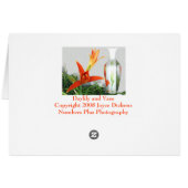 Day Lily and Vase Cards (Back Horizontal)