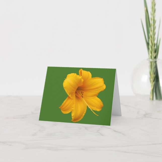 Day Lily Note Card (Front)