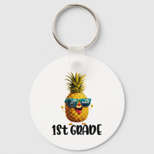Day Of 1st Grade Peace Out 1st Grade Funny Graduat Keychain
