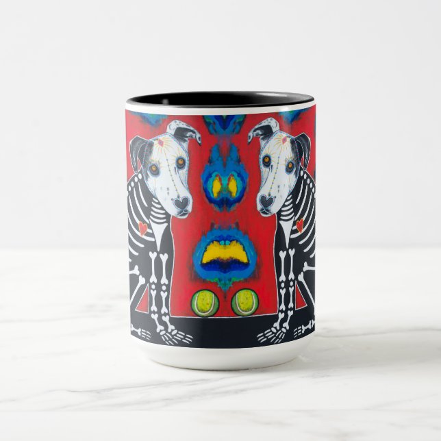 Day of Dead Dogs Mug (Center)