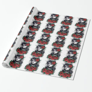 Day of Dead Girl Wrapping Paper